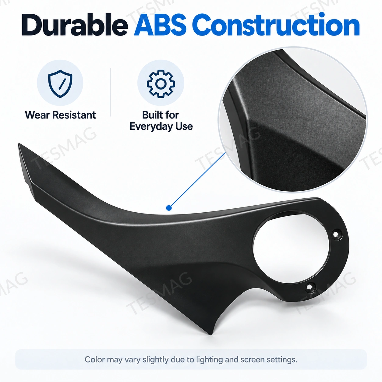Exterior Door Mirror Mount Upper Cover for Tesla Model 3 2017–2023 Pre-Highland