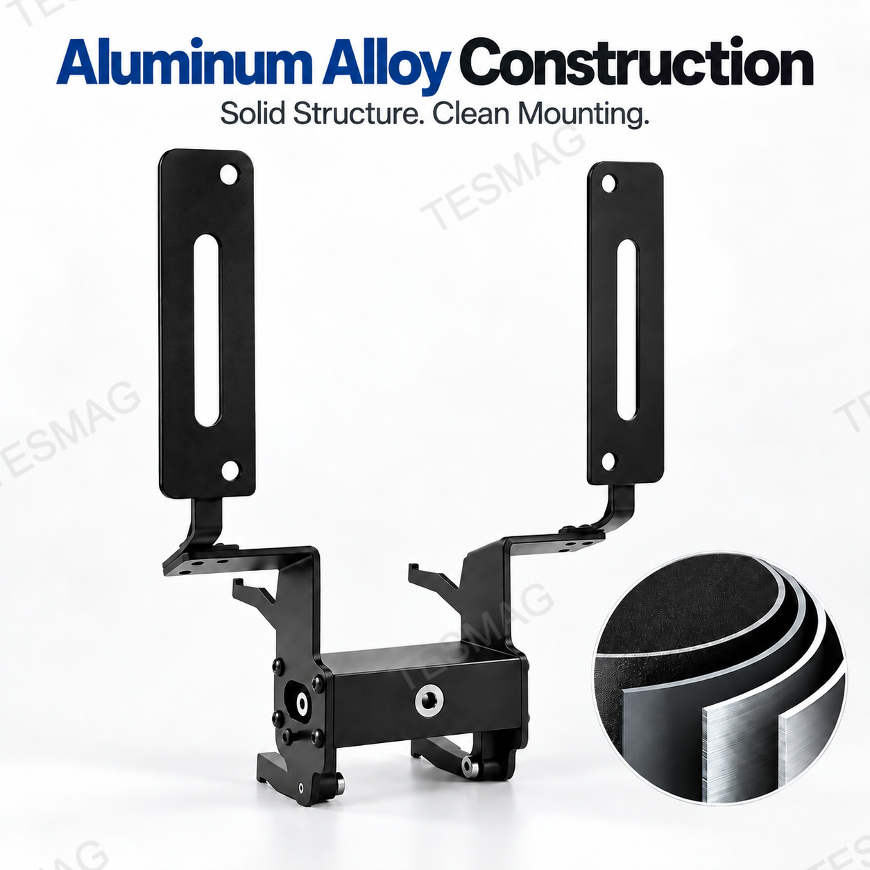 No-Drill Front License Plate Bracket for Tesla Model Y Standard / Model 3 Highland