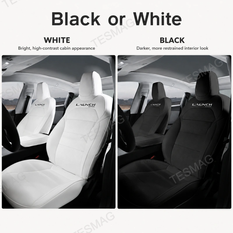 Nappa Leather Seat Covers for Model Y Juniper 2025.03+ Premium 5-Seater