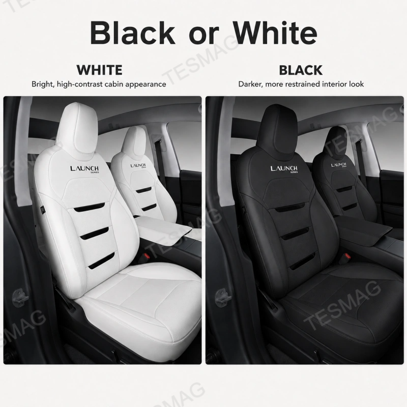 Nappa Leather Seat Covers for Model Y Juniper 2025.03+ Premium 5-Seater