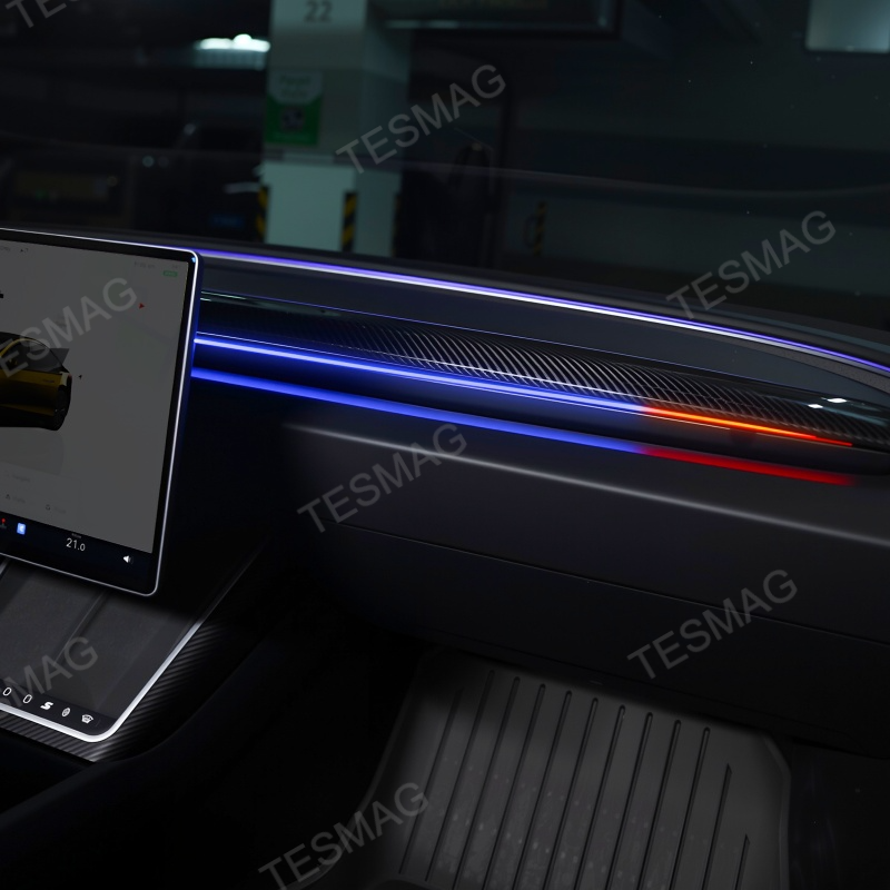 Blind Spot Detection (BSD) Smart Ambient Light for Tesla Model 3/Y