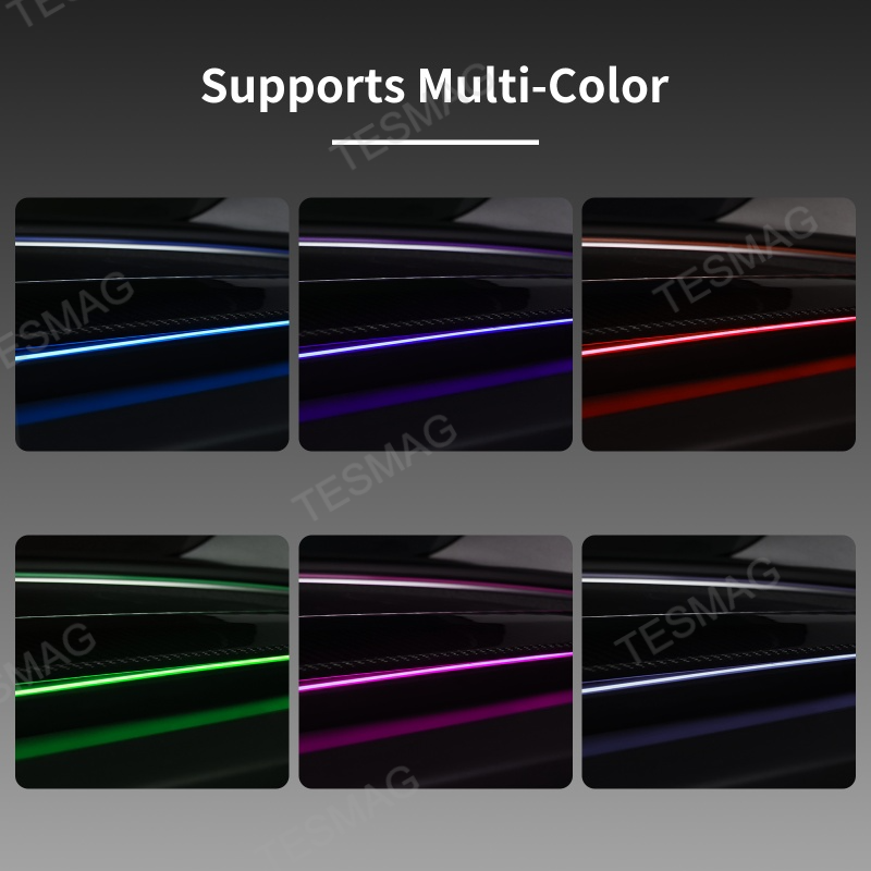 Blind Spot Detection (BSD) Smart Ambient Light for Tesla Model 3/Y