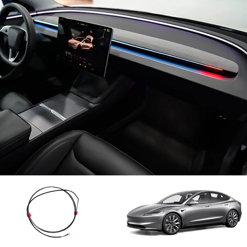 Blind Spot Detection (BSD) Smart Ambient Light for Tesla Model 3/Y