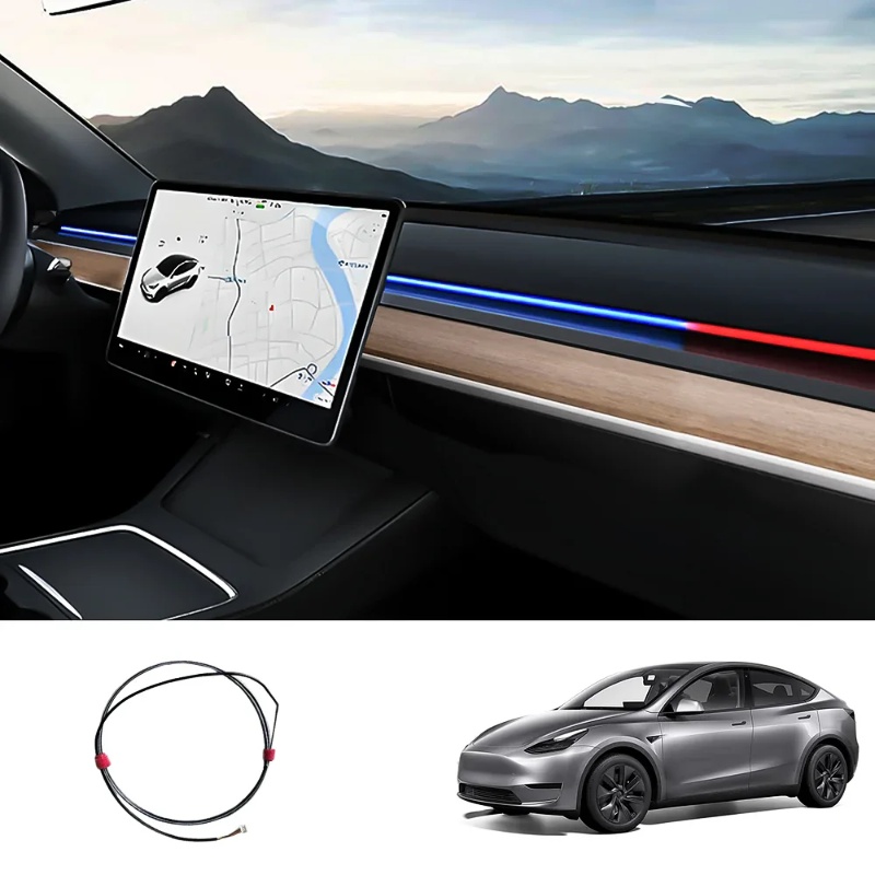 Blind Spot Detection (BSD) Smart Ambient Light for Tesla Model 3/Y