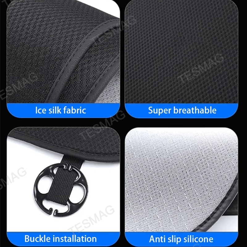 Breathable Ice Silk Seat Cushion for Tesla Model 3 