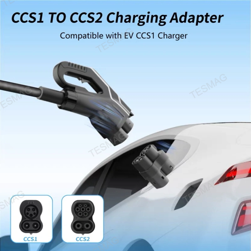 CCS1 Charger to CCS2 Vehicle EV Fast Charging Adapter