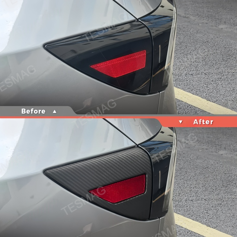 Carbon Fiber Charging Port Cover for Tesla Model 3 Highland/Model Y Juniper