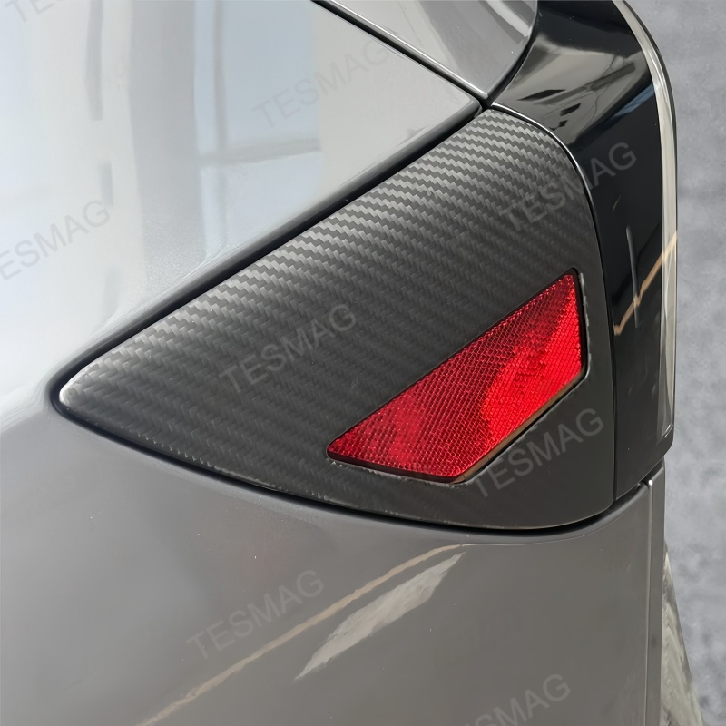 Carbon Fiber Charging Port Cover for Tesla Model 3 Highland/Model Y Juniper