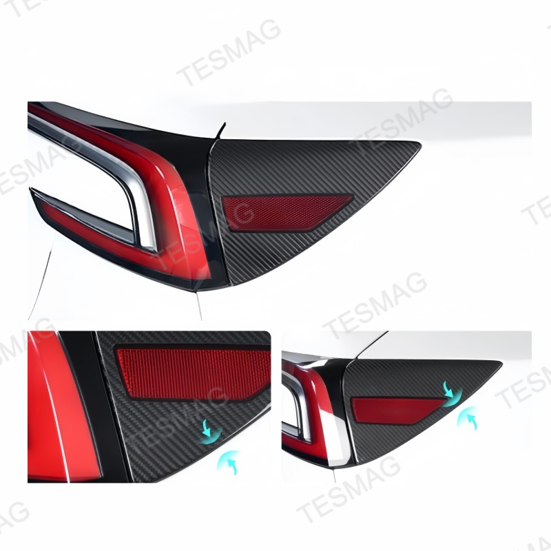 Carbon Fiber Charging Port Cover for Tesla Model 3 Highland/Model Y Juniper