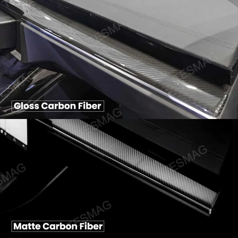 Carbon Fiber Dashboard Covers for Tesla Model S/X 2021+