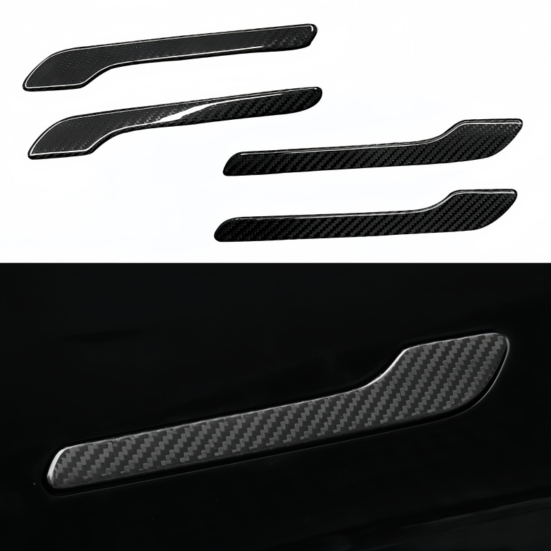 Carbon Fiber Door Handle Covers for Tesla Model 3/Y