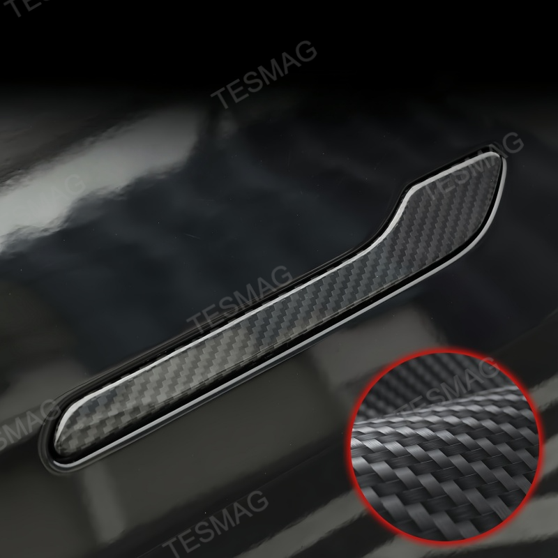 Carbon Fiber Door Handle Covers for Tesla Model 3/Y
