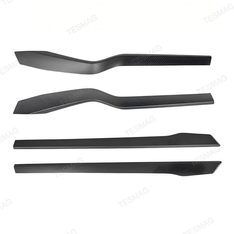 Carbon Fiber Door Panel Trim Overlay for Tesla Model S/X