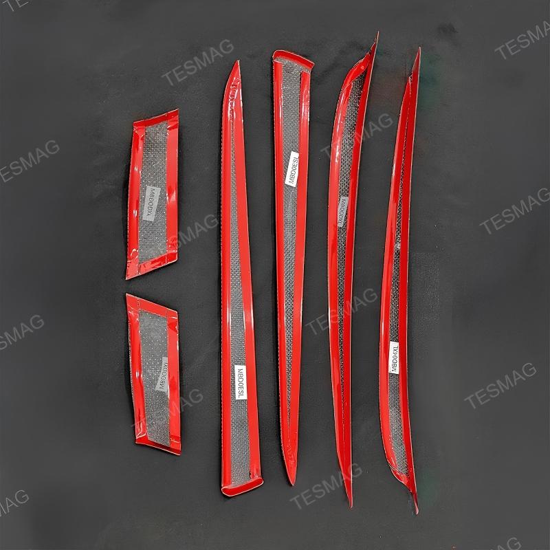 Carbon Fiber Door Panel Trim Overlay for Tesla Model S/X