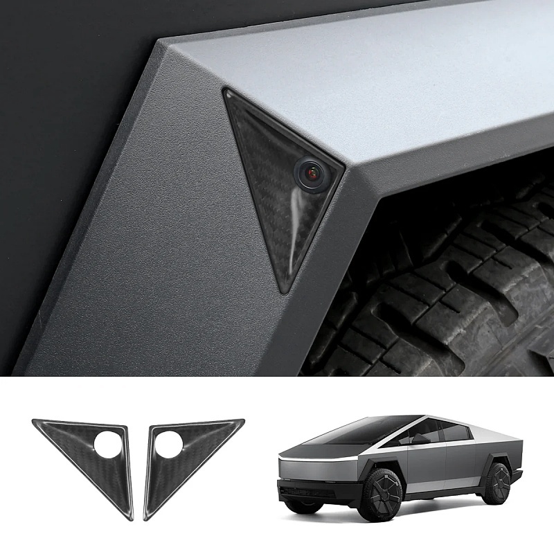 Carbon Fiber Front Fender Camera Cover for Tesla Cybertruck