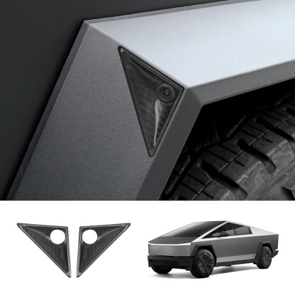 Carbon Fiber Front Fender Camera Cover for Tesla Cybertruck