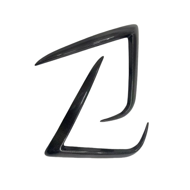 Carbon Fiber Front Fog Light Covers for Tesla Model Y Juniper 2025+