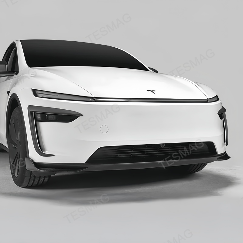 Carbon Fiber Front Fog Light Covers for Tesla Model Y Juniper 2025+