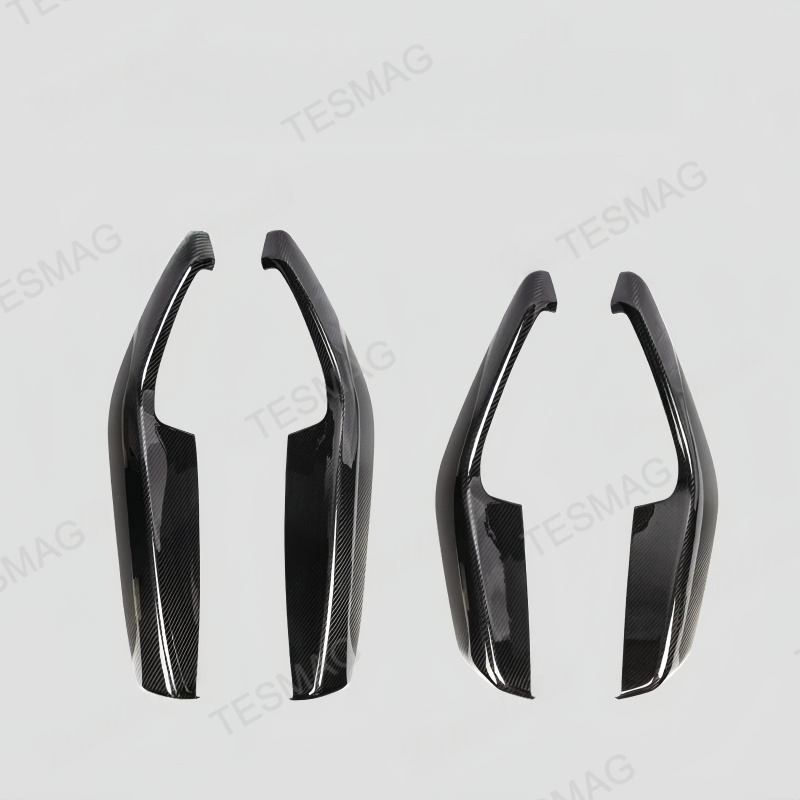Carbon Fiber Lower Door Armrest Covers for Tesla Model Y Juniper 2025+