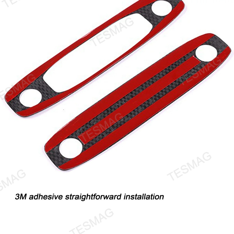 Carbon Fiber Reading Light Cover Trim for Tesla Model 3/Y 