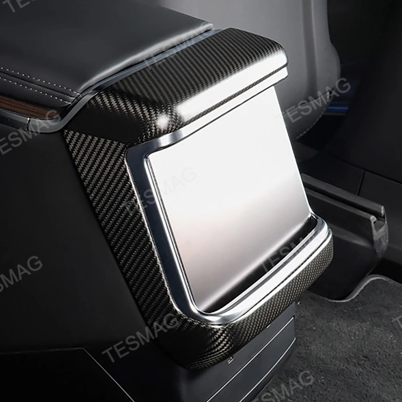 Carbon Fiber Rear Display Trim Cover for Tesla Model S /X