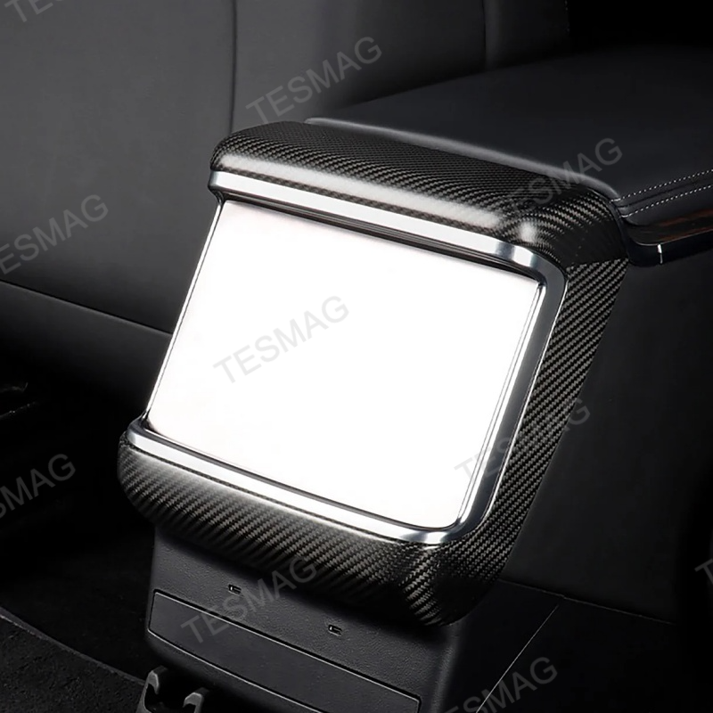 Carbon Fiber Rear Display Trim Cover for Tesla Model S /X