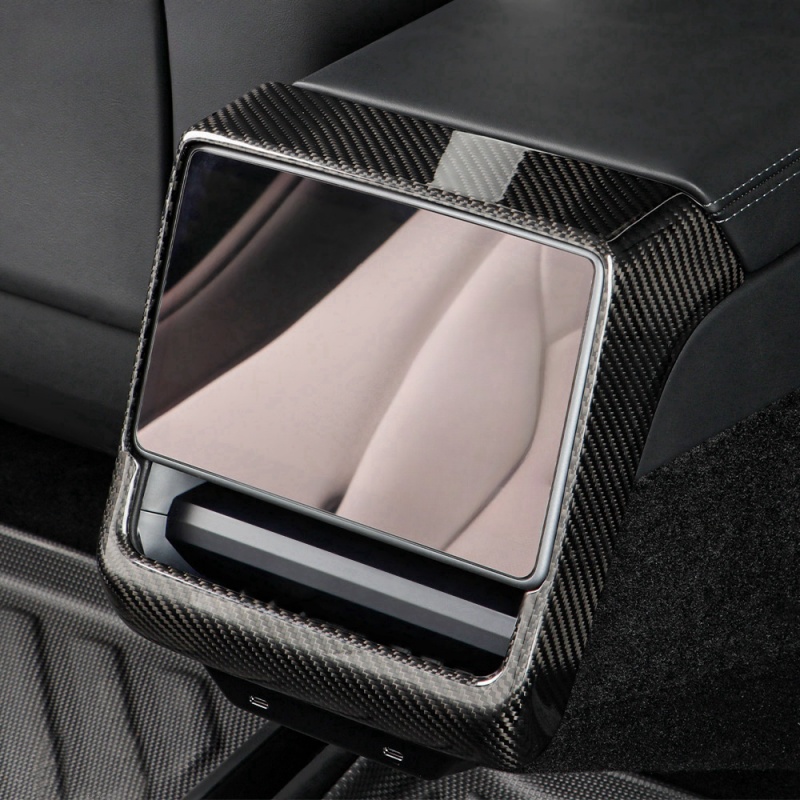 Carbon Fiber Rear Seat Vent Cover for Tesla Model 3 Highland