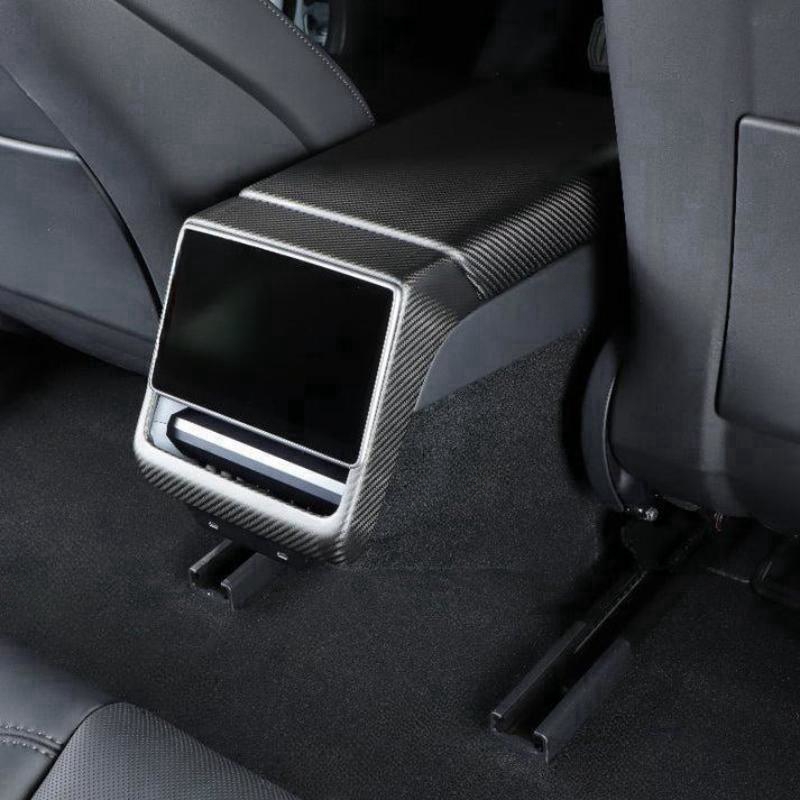 Carbon Fiber Rear Seat Vent Cover for Tesla Model 3 Highland