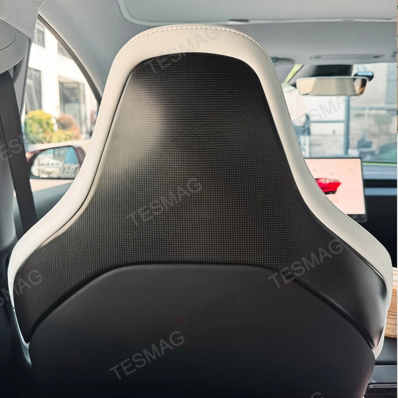 Carbon Fiber Seat Back Protectors for Tesla Model 3 Highland
