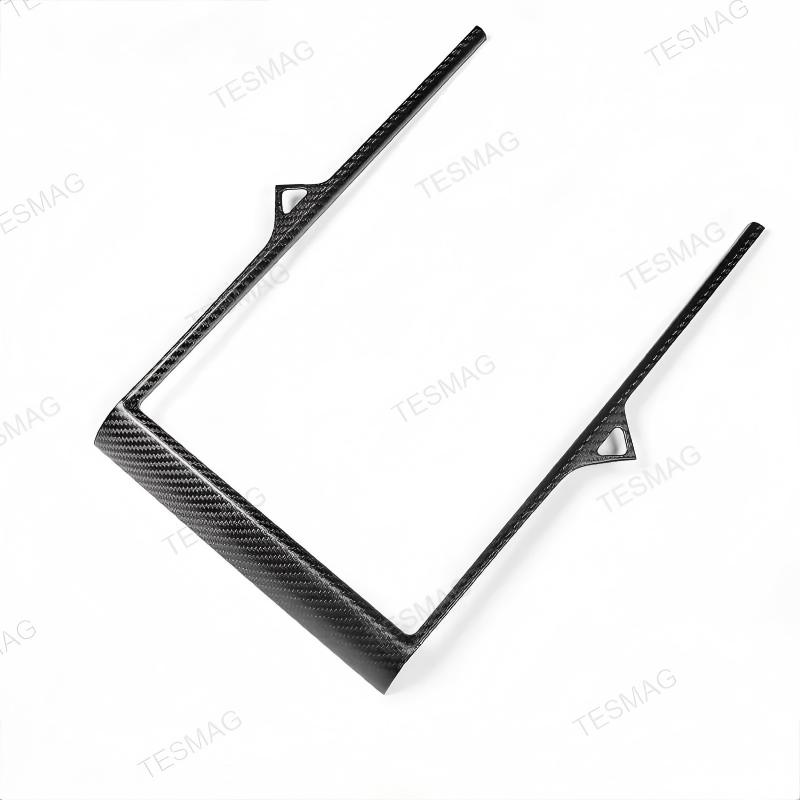 Carbon Fiber Touchscreen Frame Overlay for Tesla Model S/X