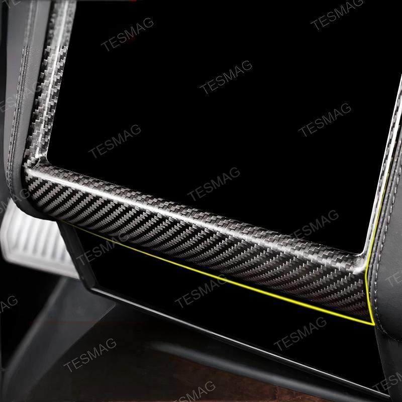 Carbon Fiber Touchscreen Frame Overlay for Tesla Model S/X
