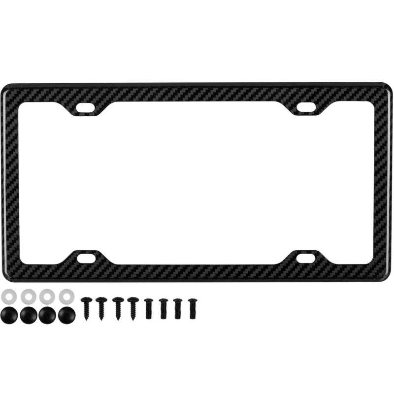 Carbon fiber license plate holder for the Tesla model 3/Y