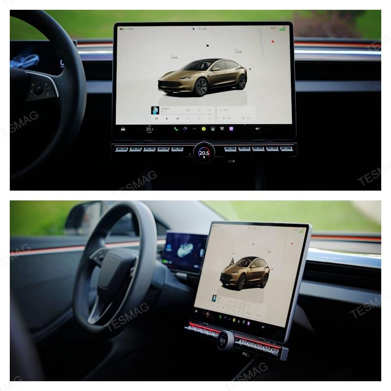Center Console Physical Control Button Multiple Functions for Tesla Model 3/Y/Highland