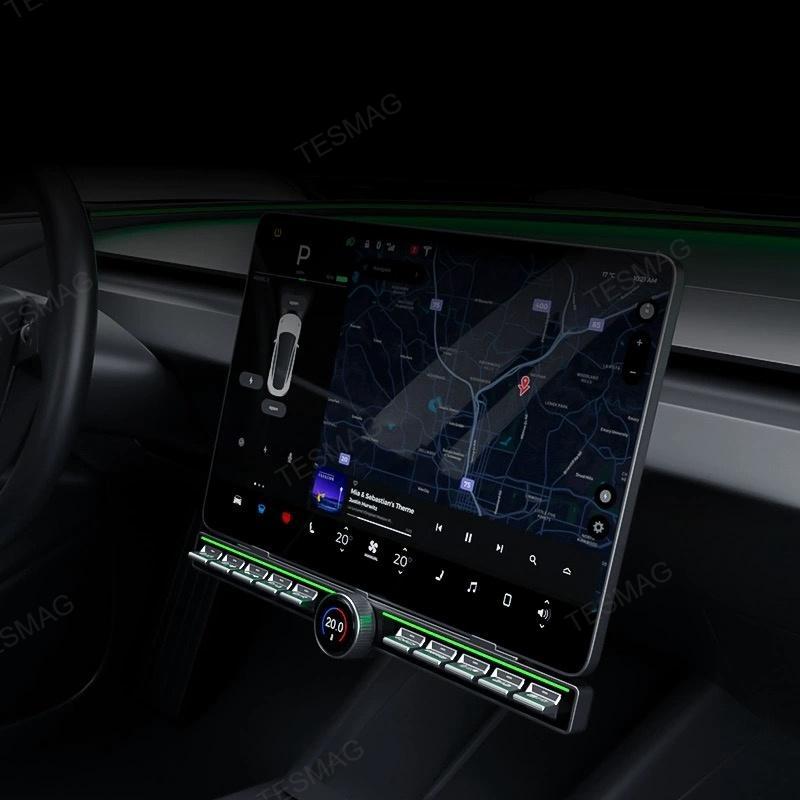 Center Console Physical Control Button Multiple Functions for Tesla Model 3/Y/Highland