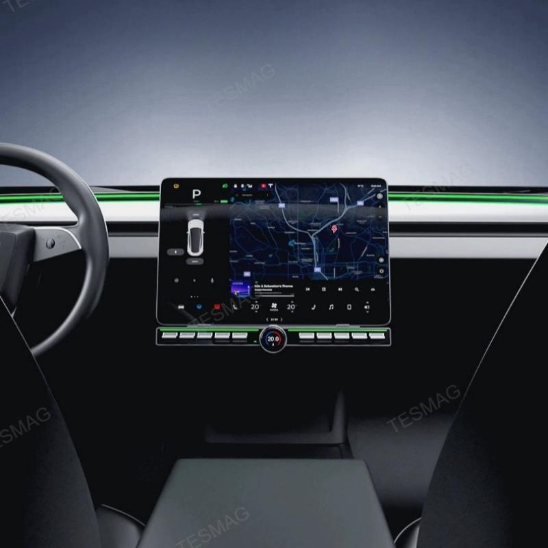 Center Console Physical Control Button Multiple Functions for Tesla Model 3/Y/Highland