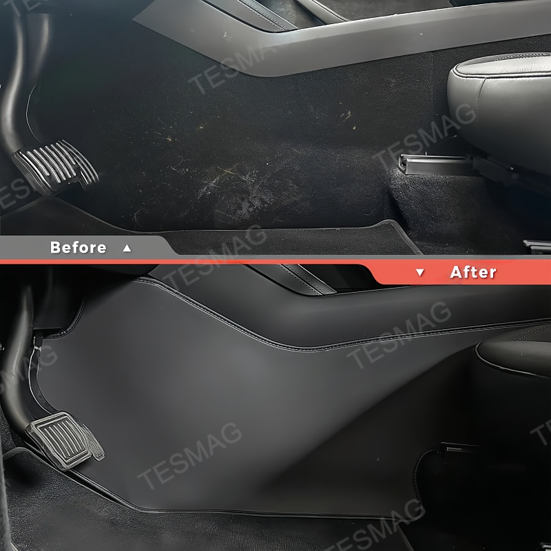 Center Console Side Anti-Kick Protection Mats for Model Y Juniper