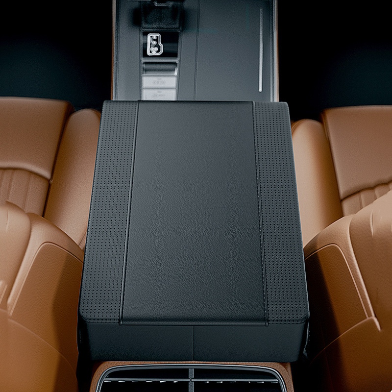 Center armrest box mat for a Tesla Model 3/Y