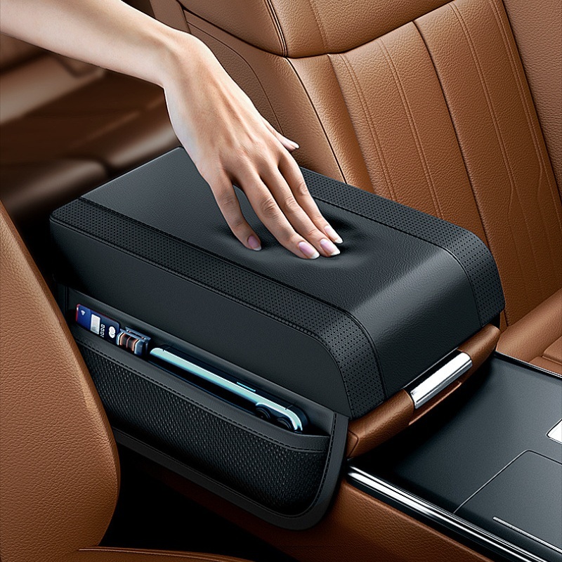 Center armrest box mat for a Tesla Model 3/Y