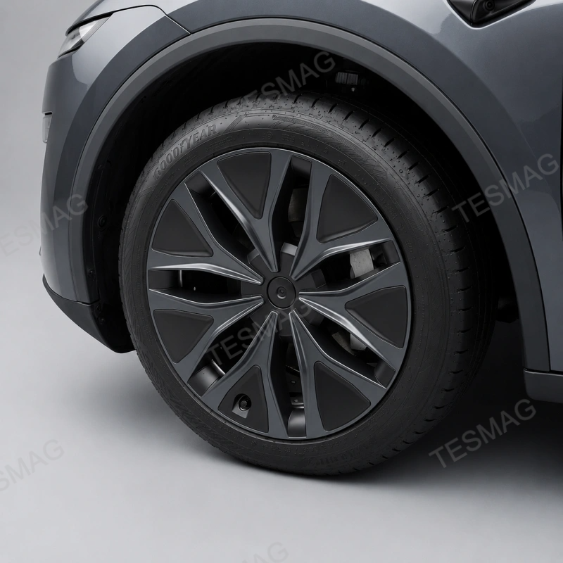 19-Inch Seven-Spoke Wheel Cover Set for Tesla Model Y L 2026+ Machina 2.0