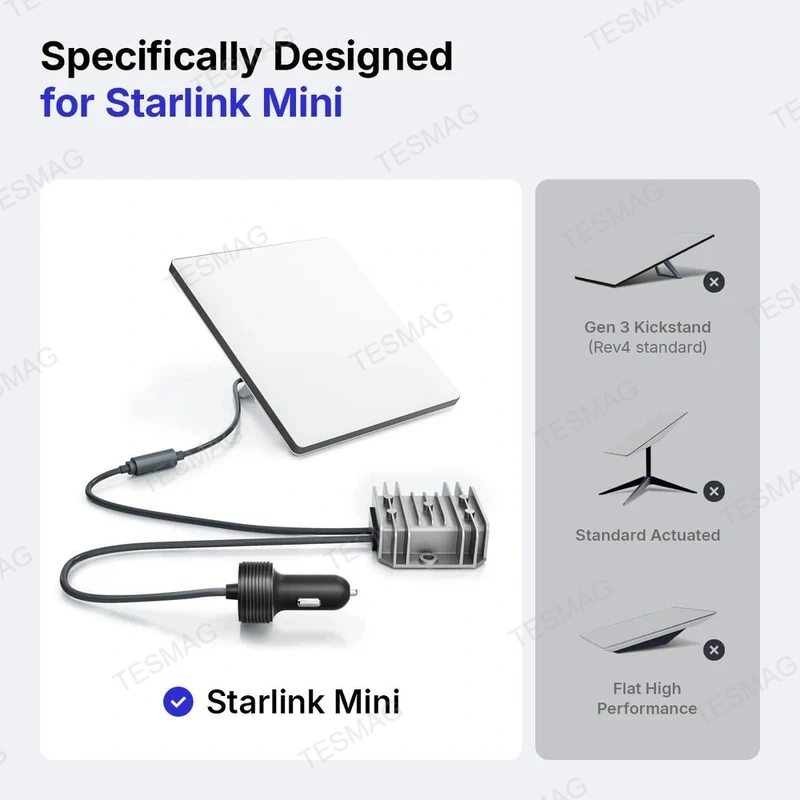 12V/24V to 30V 3.5A Car Charger Adapter for Starlink Mini