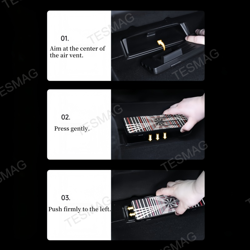 Concealed Under-Seat Vent Airflow Diffuser for Tesla Model 3/Y