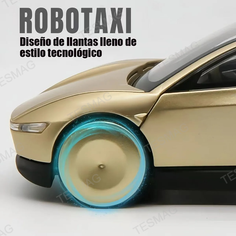 1:32 Cybercab Robotaxi Driverless Taxi Alloy Metal Diecast Model Car