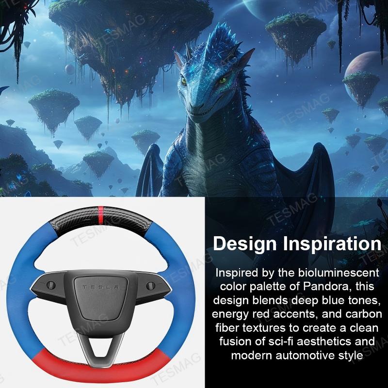 DIY Hand-Stitched Steering Wheel Cover for Tesla Model 3 Highland/Model Y Juniper 