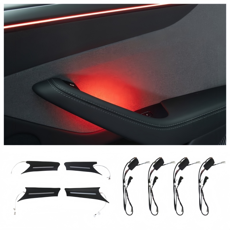 Door Handle Bowl Ambient Lighting for Tesla Model 3 Highland/Model Y Juniper