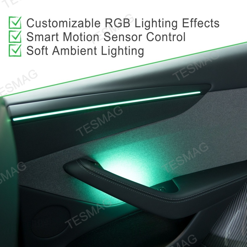 Door Handle Bowl Ambient Lighting for Tesla Model 3 Highland/Model Y Juniper