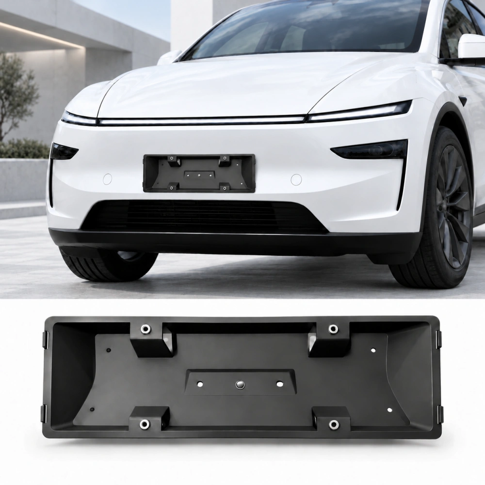 EU Front License Plate Bracket for Tesla Model Y Juniper 2025–2026