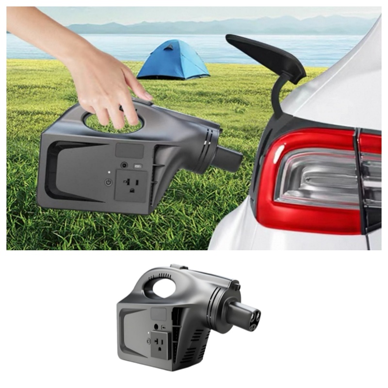 EV Discharger Machine for Tesla Model 3/Y/X/S Camping and Emergency Use