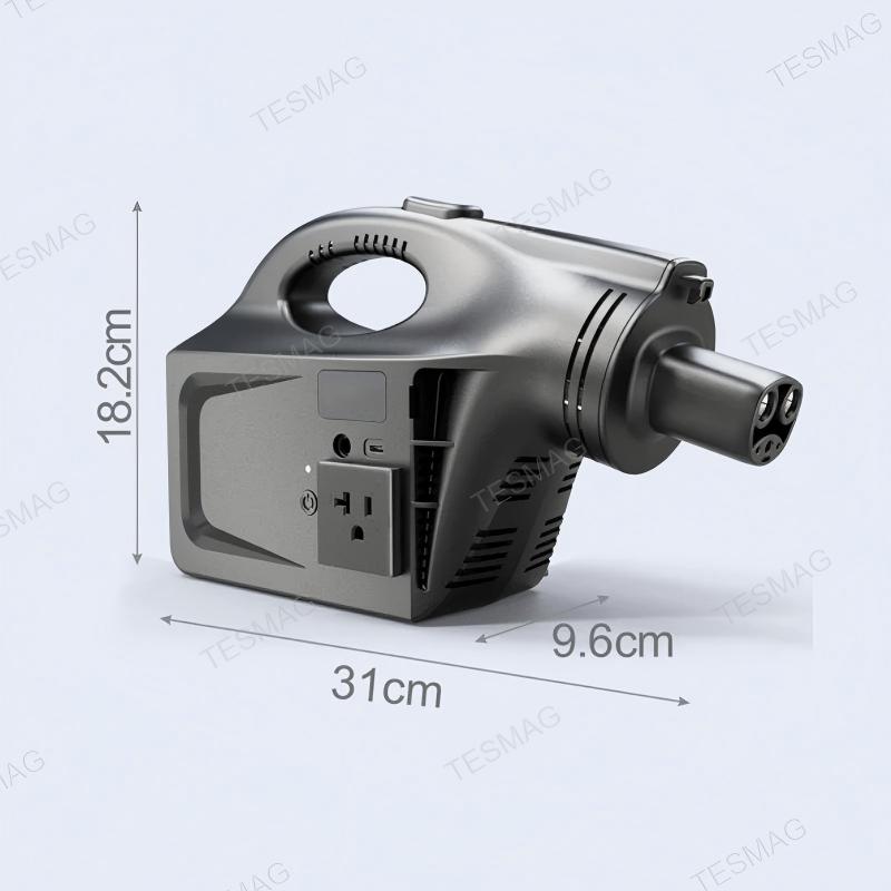 EV Discharger Machine for Tesla Model 3/Y/X/S Camping and Emergency Use