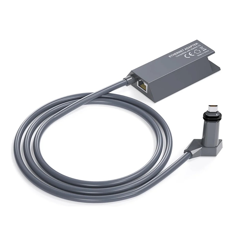 Starlink Gen 2 Ethernet Adapter (For Motorized Rectangular Dish) | RJ45 Wired Connection