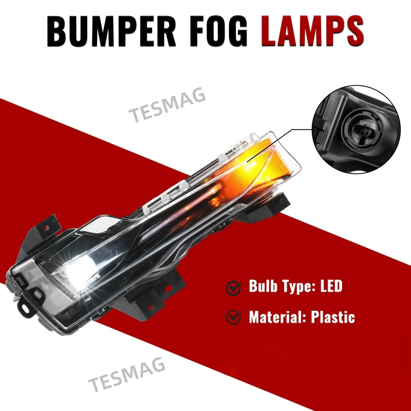 Front Bumper Fog Light Foglamp for Tesla Model 3 /Y 1077391-00-E 1077392-00-E